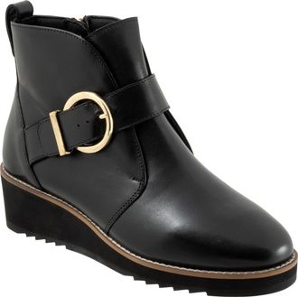 Trotters Wendi Platform Wedge Bootie in Black at Nordstrom, Size 10.5