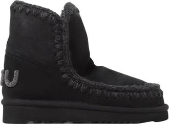 Mou Eskimo 18 Glitter Logo - Dames - Winterlaarzen - Zwart - 37 EU - Schoenen