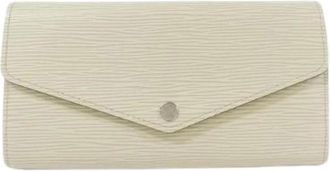 Louis Vuitton Pre-owned Vintage leren portemonnee - Dames - Vintage Accessoires - Wit - ONE Size - Leer - Vintage