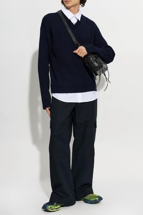Balenciaga Cargo Trousers, Mens, Black