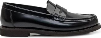 Brunello Cucinelli Gladleren Mocassin - Dames - Loafers - Zwart - 40 EU - Leer - Schoenen