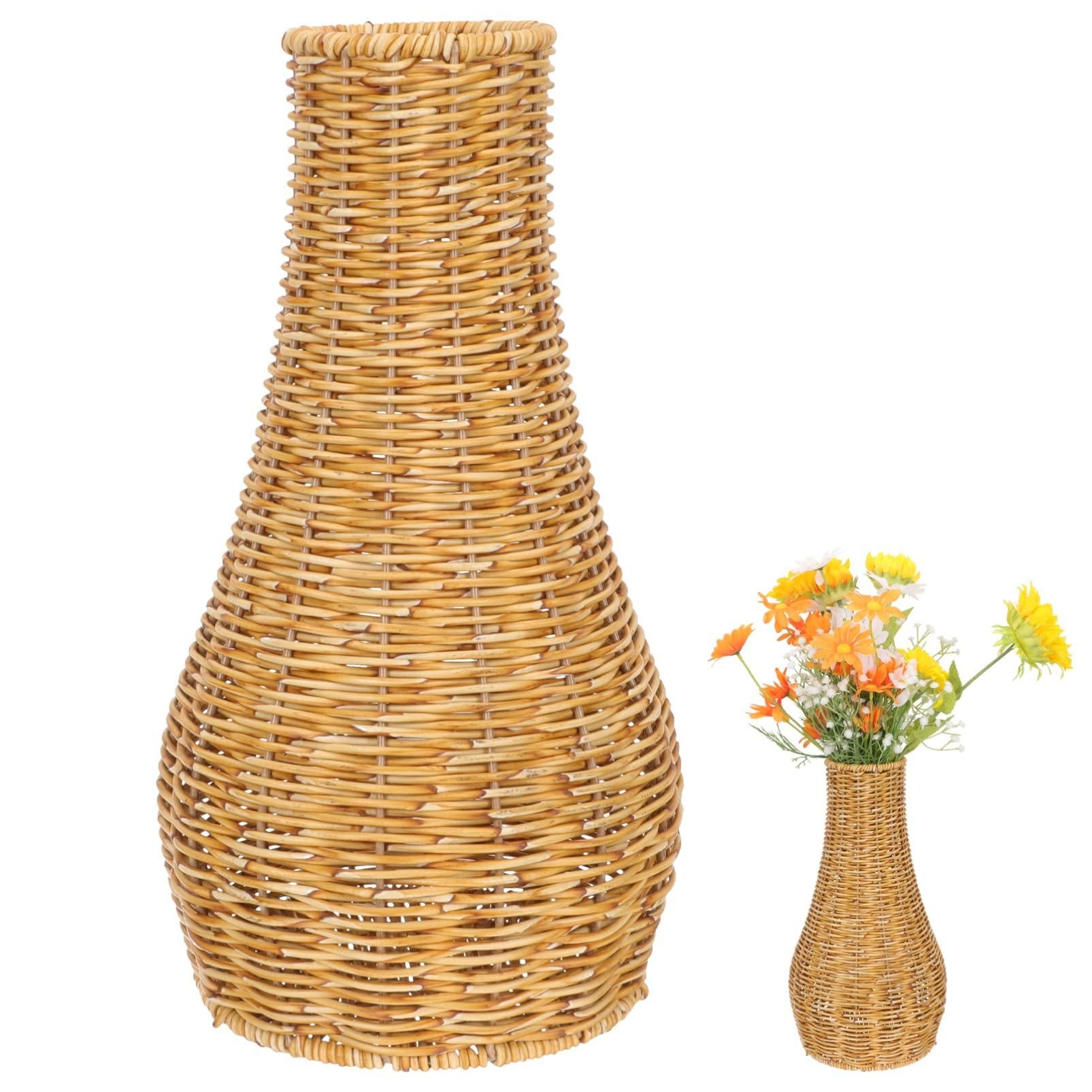 Yardwe Holztöpfe Im Baumrinden-Look – 3 Rustikale Übertöpfe Für Sukkulenten & Kleine Pflanzen, Je 9 Cm, Naturdesign