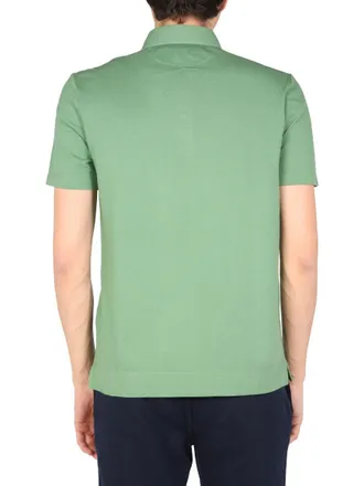 Ballantyne Logo-Embroidered Cotton Polo - Green