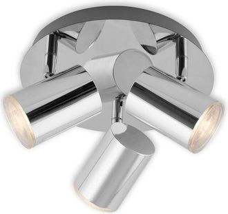 Briloner Lampada da bagno a LED faretto IP44 GU10 IP44 W cromo metallo-plastica Briloner