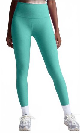 Beyond Yoga Caught In The Midi Legging In Belize Blue