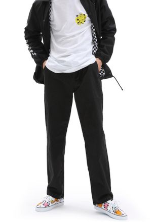 Vans Chinohose VANS RANGE RELAXED ELASTIC PANT, Herren, Gr. XL, N-Gr, schwarz, Obermaterial: 98% Baumwolle, 2% Elasthan, unifarben, Basic, Hosen Chinohose