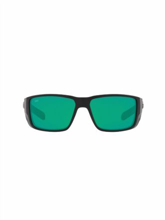 Costa Mens Blackfin Pro Sunglasses In Matte Black Green Mirror 580G