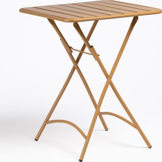 Sklum Sklum - Mesa De Jard&iacute;n Cuadrada 60x60 Cm Plegable En Acero Janti