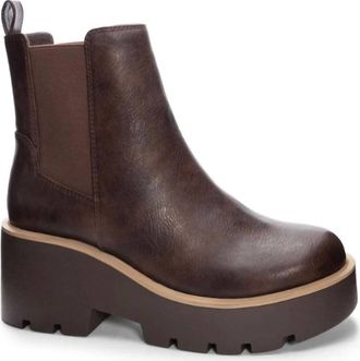 Dirty Laundry Womens Rabbit Nubuck Booties In Brown
