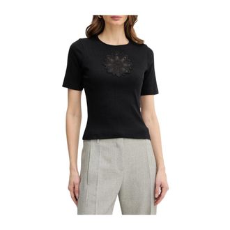 Twinset Mujer, Camisetas, Negro, Talla: L