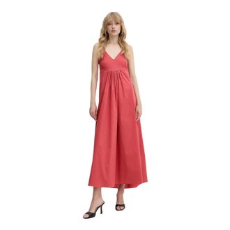 Liu Jo Vestido Largo de Popel&iacute;n - Dresses - Mujer - Rosa - M