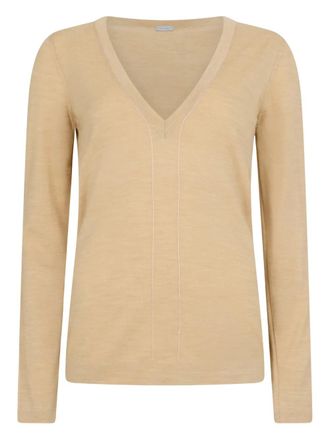 Malo V-neck top - Beige