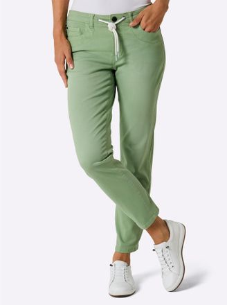 Cr&eacute;ation L 5-Pocket-Jeans CREATION L PREMIUM, Damen, Gr. 36, Normalgr&ouml;ssen, eucalyptus, 56% Baumwolle, 33% Modal, 8% Elastomultiester, 3% Elasthan, unifarben, la