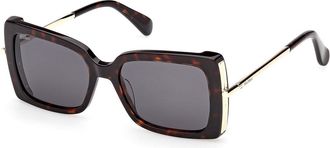 Max Mara MM0166 52A Womens Sunglasses Tortoiseshell Size 53