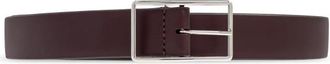 Tory Burch Leren Riem - Dames - Riemen - Rood - XS - Leer - Accessoires