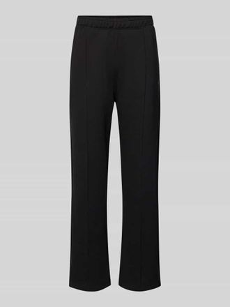 Champion Sweatpants mit L&auml;ngsn&auml;hten und Label-Stitching in Black, Gr&ouml;&szlig;e XXL