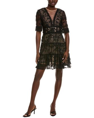 Adrianna Papell Lace Mini Dress