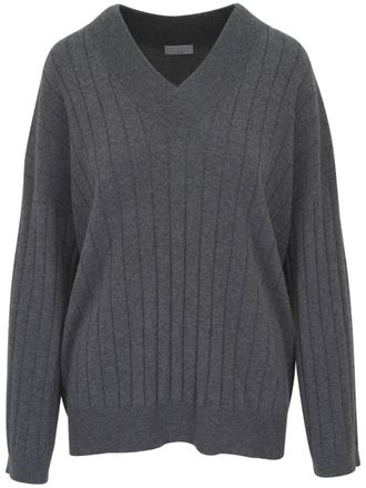 Brunello Cucinelli Maglione in cashmere - Grigio