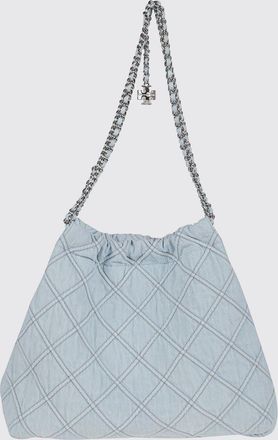 Tory Burch Borsa Hobo Fleming Tory Burch in denim trapuntato