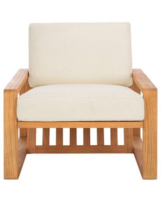 Safavieh Couture Decarlo Wooden Frame Accent Chair