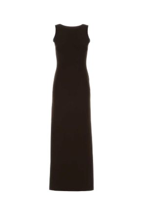Gucci Chocolate Stretch Viscose Blend Dress