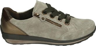 Ara Schoenen, Dames, Grijs, 39 EU, Leer, Sportieve Lage Damesschoenen Grijs