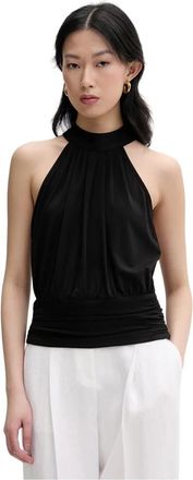 Gestuz Halter Neck Top - Dames - Tops zonder mouwen - Zwart - S - Polyester - Tops