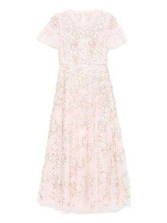 Needle & Thread Lunaria gown - Pink