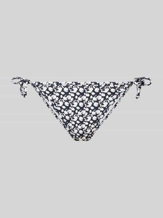 Marc O'Polo Bikinihose mit floralem Print in Dunkelblau, Gr&ouml;&szlig;e XL