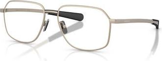 Moncler 54mm Rectangle optical glasses in Copper at Nordstrom