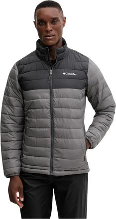 Columbia Powder Lite II Jacket - Heren - Ski Jassen - Grijs - S - Leer - Fitness
