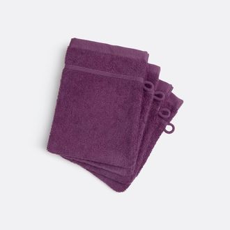 La Redoute Interieurs Set van 4 washandjes in bouclette badstof, Zavara