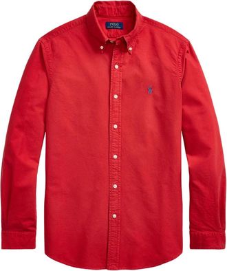 Ralph Lauren Heren, Overhemden, Rood, Maat: M