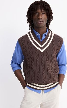 Le 31 Mens Preppy sweater vest