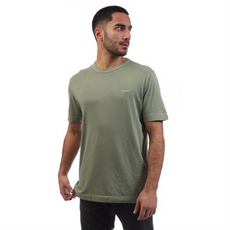 GANT Heren Logo Sunwashed T-shirt (Groen)