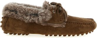 Brunello Cucinelli Brown Slip On Loafers