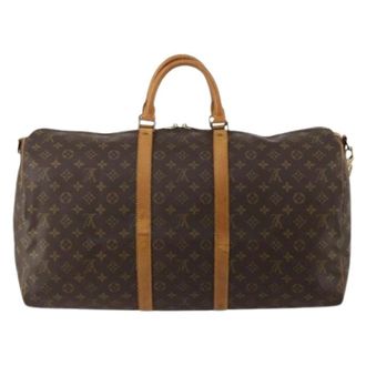 Louis Vuitton Pre-owned Weekend Bag - Dames - Pre-owned - Bruin - Maat: ONE Size Leer
