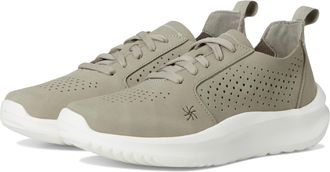 Clarks Womens Solevana Style CloudSteppers Sneaker, Pale Green Nubuck, 8 Wide