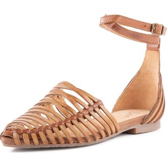 Seychelles Trinket Ankle Strap Flat in Cognac at Nordstrom Rack, Size 8.5