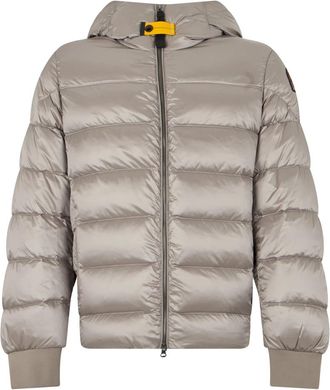 Parajumpers Pharrell Hooded Bomber - Heren - Gewatteerde jassen - Grijs - M - Polyester - Jassen