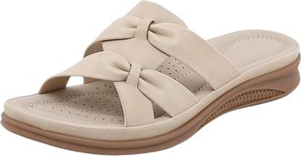 Generic slippers for plantar fasciitis women womens sandals & slides black leather sandals white leather sandal versatile color options arch support design co