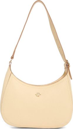 Nanette Lepore Crescent Faux Leather Shoulder Bag in Panna Cotta at Nordstrom Rack
