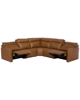 Safavieh Couture Gretel Leather L-Shaped Sectional