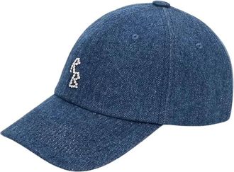 Ruslan Baginskiy Gorra de b&eacute;isbol de mezclilla con logotipo bordado - Accessories - Mujer - Azul - ONE SIZE