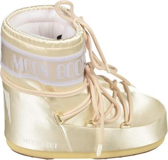 Moon Boot Icon Low Pearly Boots - Dames - Winterlaarzen - Geel - 42 EU - Leer - Schoenen
