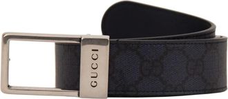 Gucci Accessoires, Heren, Zwart, 95 CM, Leer, Leren Riem