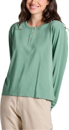 Life is good Long Sleeve Crusher Boxy Henley
