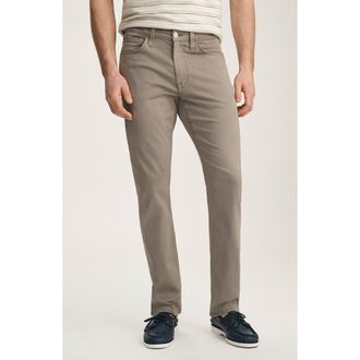 34 Heritage Courage Straight Leg Stretch Twill Pants in Wood Twill at Nordstrom, Size 34 X 32