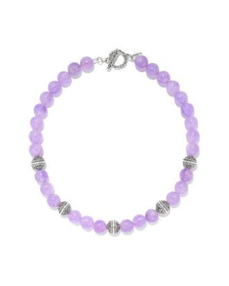 Samuel B. Silver 355.00 Ct. Tw. Amethyst Necklace