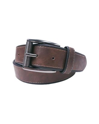 SAVILE ROW Stunning Casual Beveled Edge Leather Belt